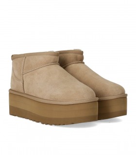 UGG CLASSIC ULTRA MINI PLATFORM SAND LAARS