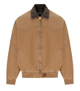 CARHARTT WIP OG SANTA FE HAMILTON BROWN JACKET