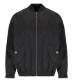 ELISABETTA FRANCHI SCHWARZ JACQUARD BOMBER JACKET