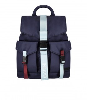 GANNI TECH BLAU RUCKSACK