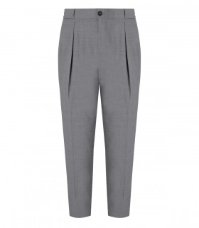MANUEL RITZ GRAU WOLLE HOSE