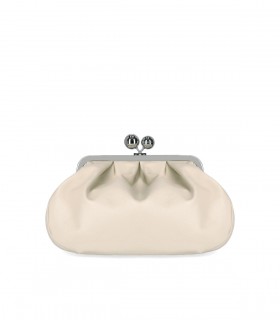 CLUTCH PASTICCINO CUBICO MEDIUM AVORIO MAX MARA WEEKEND