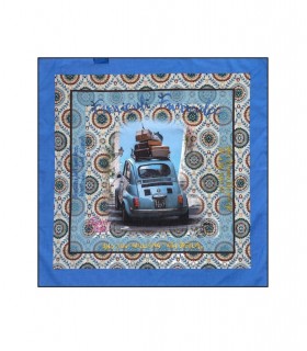 BOB LEGO BLAU BEDRUCKTE HALSTUCH