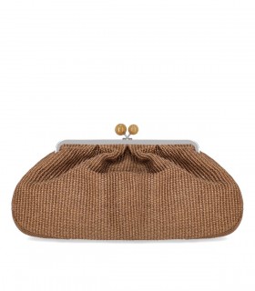 POCHETTE PASTICCINO NABARRO LARGE CUIR MAX MARA WEEKEND