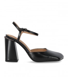 ASH ALLURE BLACK SLINGBACK PUMP