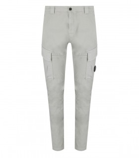 C.P. COMPANY STRETCH SATEEN BLUE FOX CARGO HOSE