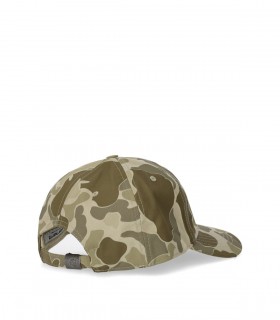 CARHARTT WIP MADISON LOGO CAMO DUCK DESERT BASEBALL CAP