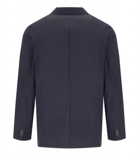 EMPORIO ARMANI BLUE SINGLE-BREASTED JACKET