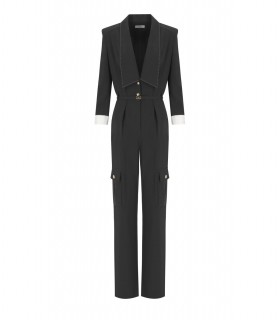 MONO ENTERO CARGO NEGRO ELISABETTA FRANCHI