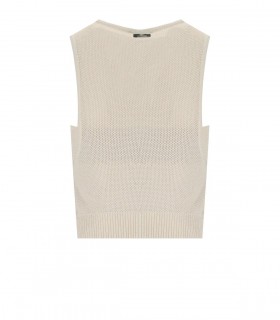 ELISABETTA FRANCHI BUTTER STRICK LUREX-TOP