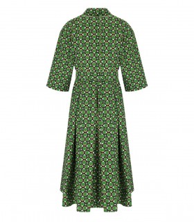 VESTIDO CAMISERO VARENNA VERDE MAX MARA WEEKEND