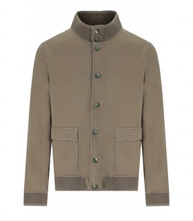 H953 BRAUNE STRICK-BOMBER