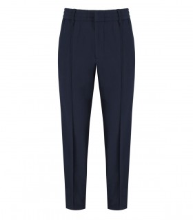 EMPORIO ARMANI BLUE GERIPPTE HOSE