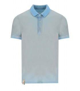 POLO REVERSIBILE DOUBLE CIELO PERLA BOB
