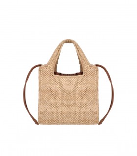 BORSA A MANO MOREA SMALL RAFFIA NATURAL THEMOIRè