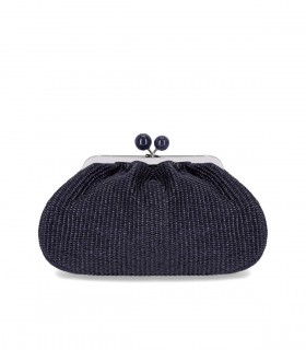 CLUTCH PASTICCINO FORTUNA MEDIUM BLU MARINO MAX MARA WEEKEND
