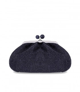 CLUTCH PASTICCINO FORTUNA MEDIUM BLU MARINO MAX MARA WEEKEND