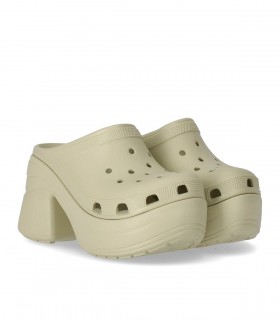 CLOG CON TACÓN SIREN MARFIL CROCS