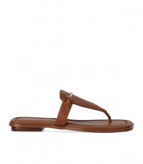 MICHAEL KORS HELLBRAUNE ZEHENTRENNER SANDALE