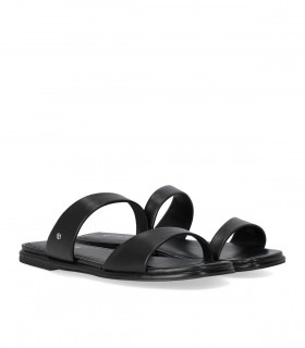 MICHAEL KORS JAIDA BLACK SLIDE
