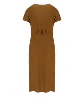 FEDERICA TOSI BRAUNES KLEID MIT KNOTEN