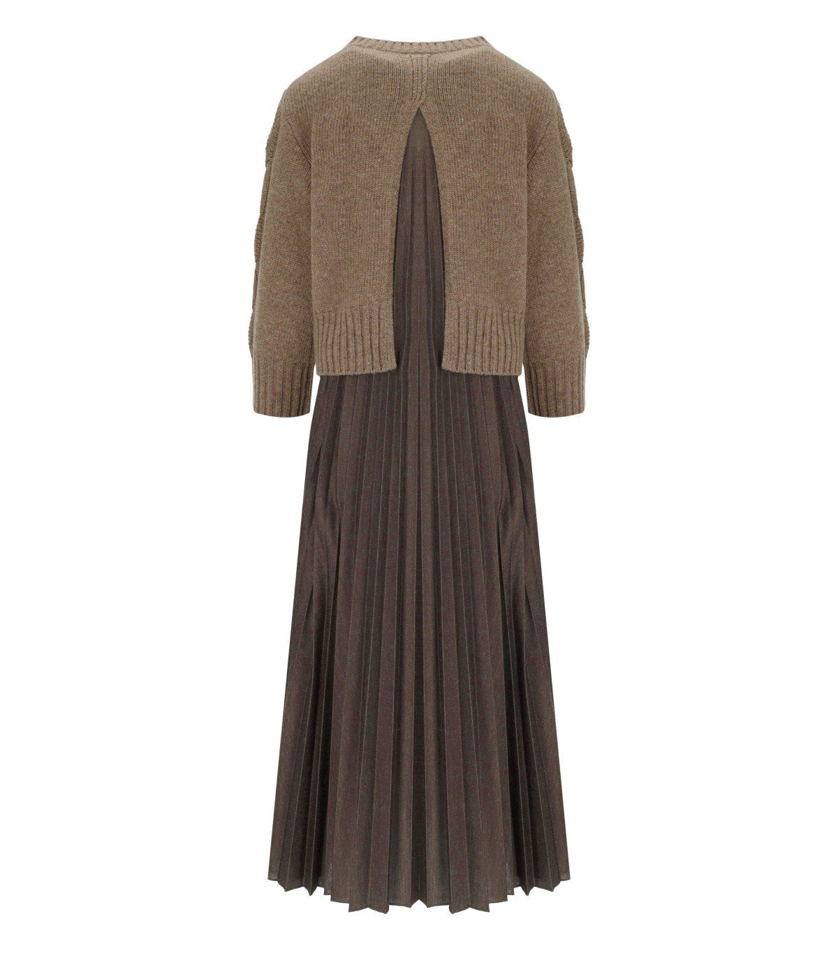 ABITO CON MAGLIA CALCO NOCE MELANGE MAX MARA WEEKEND 