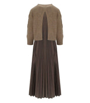 ABITO CON MAGLIA CALCO NOCE MELANGE MAX MARA WEEKEND 