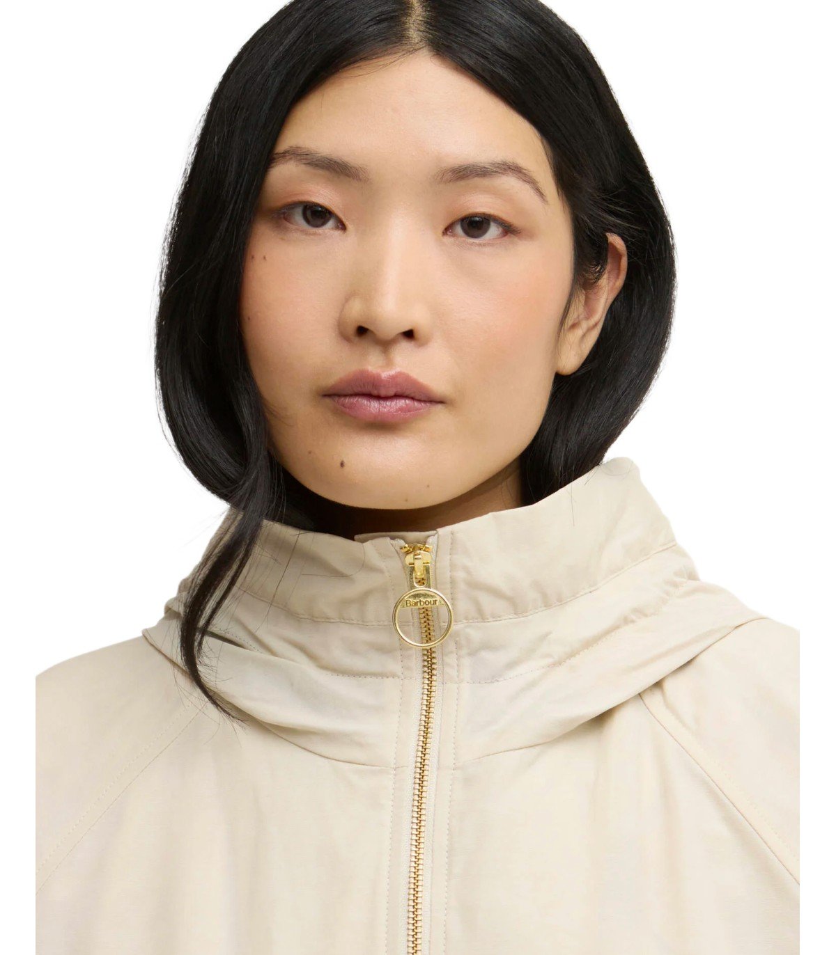 BARBOUR MIDDELMARCH BEIGE HOODED JACKET