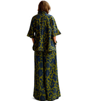 ESSENTIEL ANTWERP JOMERY GREEN AND BLUE PANTS