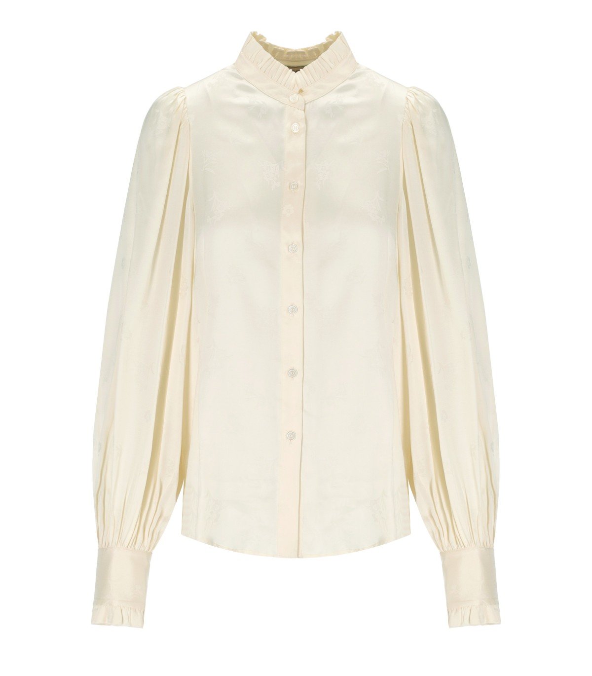 TWINSET CREAM JACQUARD SHIRT