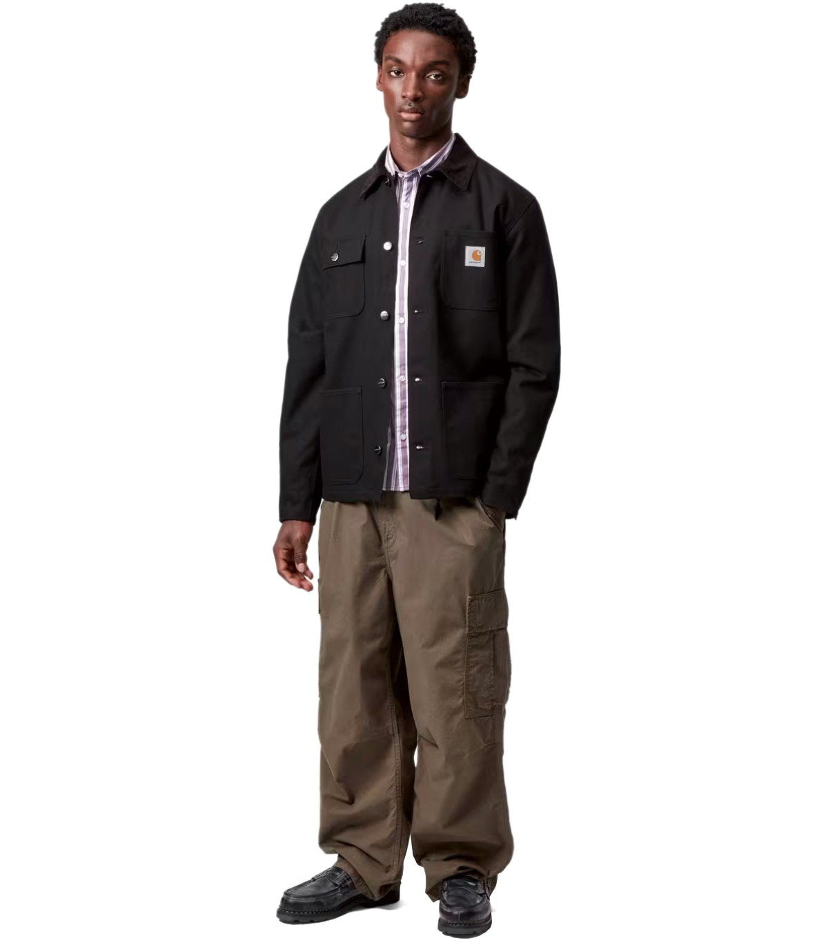 CARHARTT WIP MICHIGAN WINTER SCHWARZE JACKE