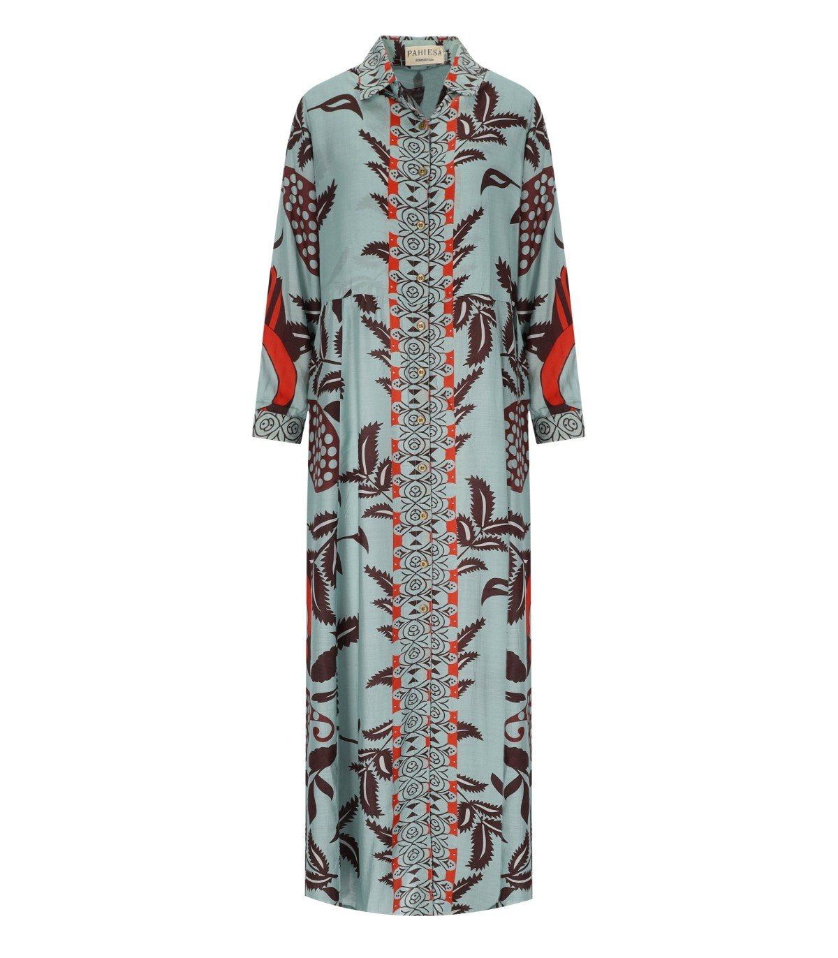 PAHIESA FORMENTERA LIGHT BLUE SHIRT DRESS