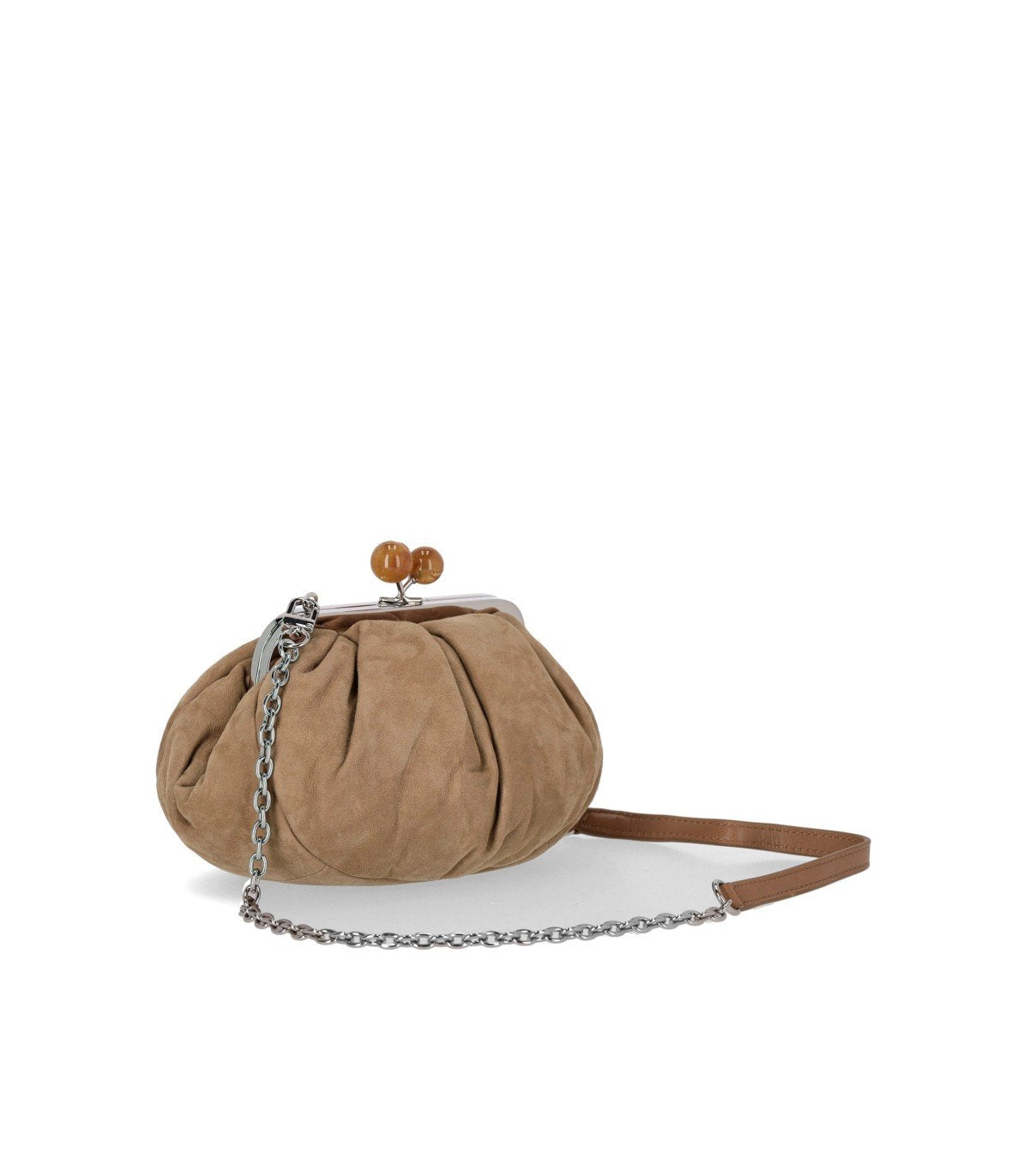 MAX MARA WEEKEND PASTICCINO VALOIS SMALL SAND CLUTCH
