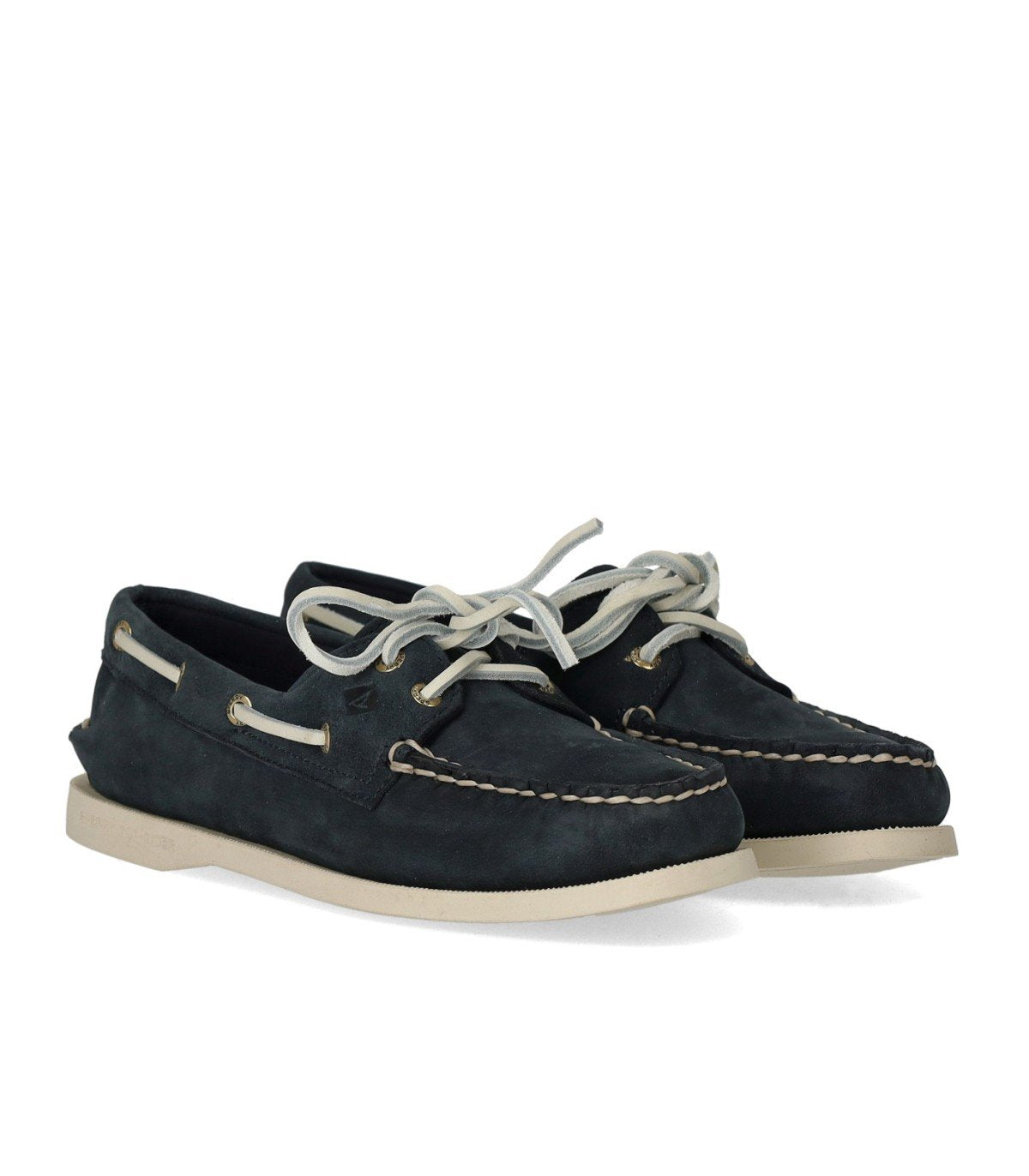 SPERRY NAVY BLUE LEATHER LOAFER