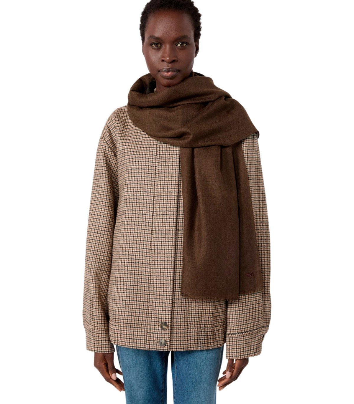 MAX MARA WEEKEND RAUCHE BRAUNER SCHAL