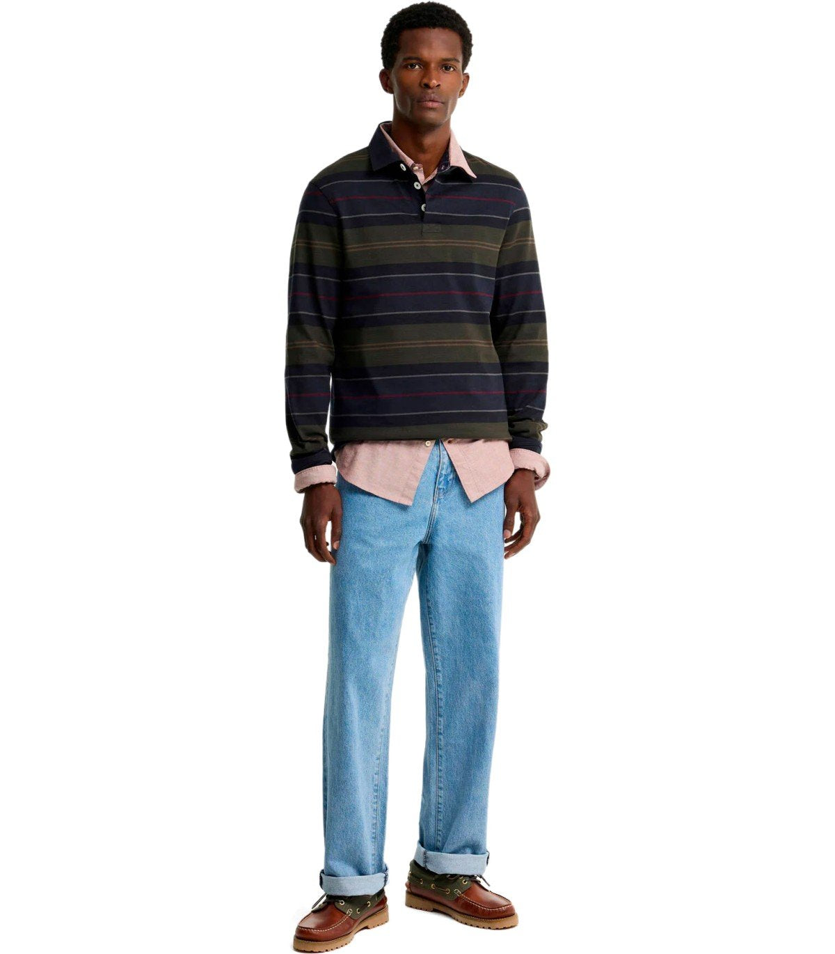 POLO FRITH TARTAN STRIPE RUGBY BARBOUR