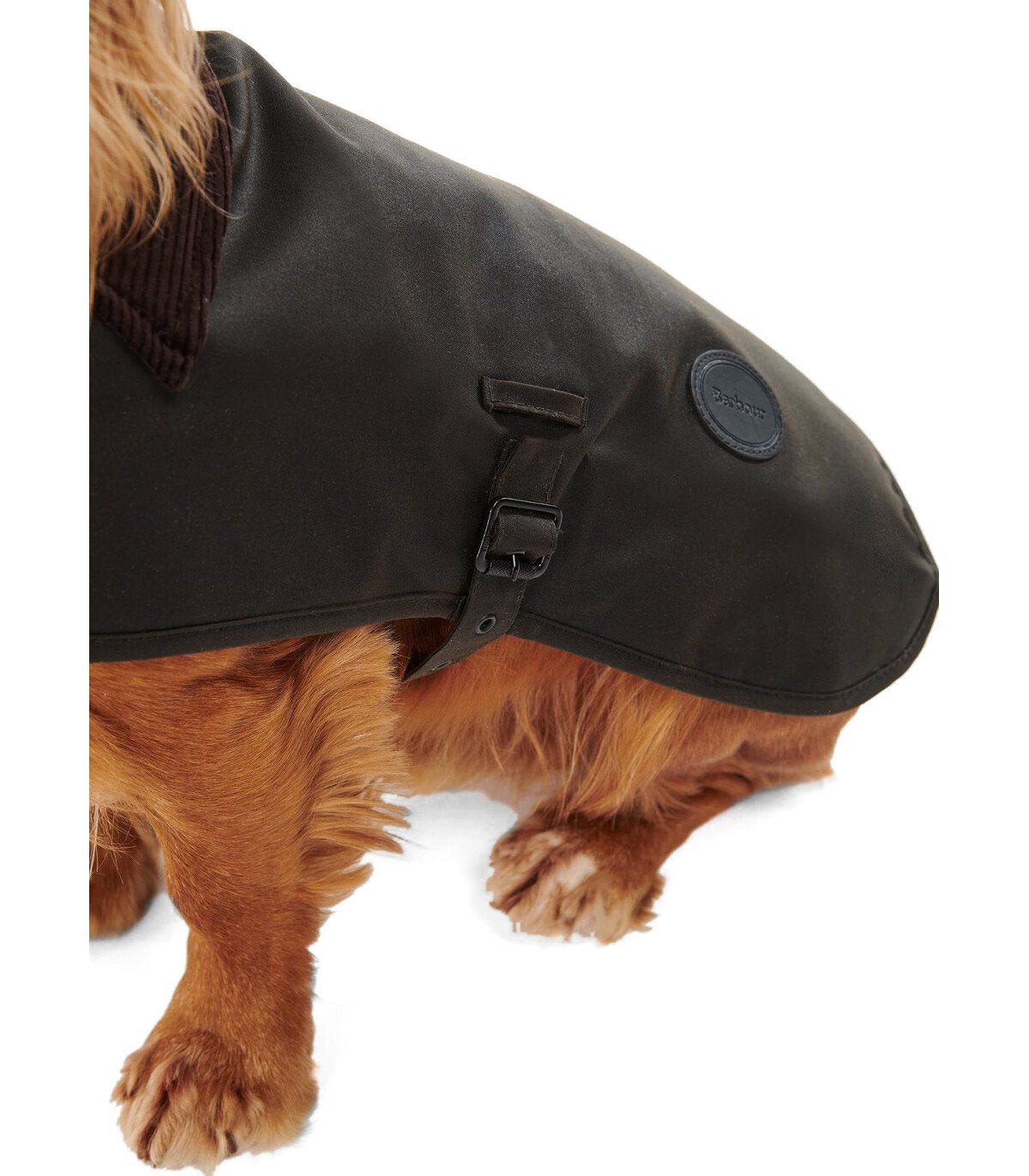 BARBOUR OLIVE GRÜNER HUNDEWACHSMANTEL