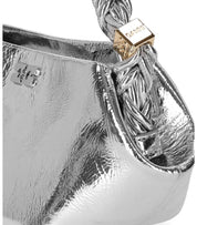 GANNI BOU MINI SILVER HANDBAG
