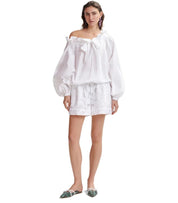 ESSENTIEL ANTWERP HAQUIRI WHITE BLOUSE