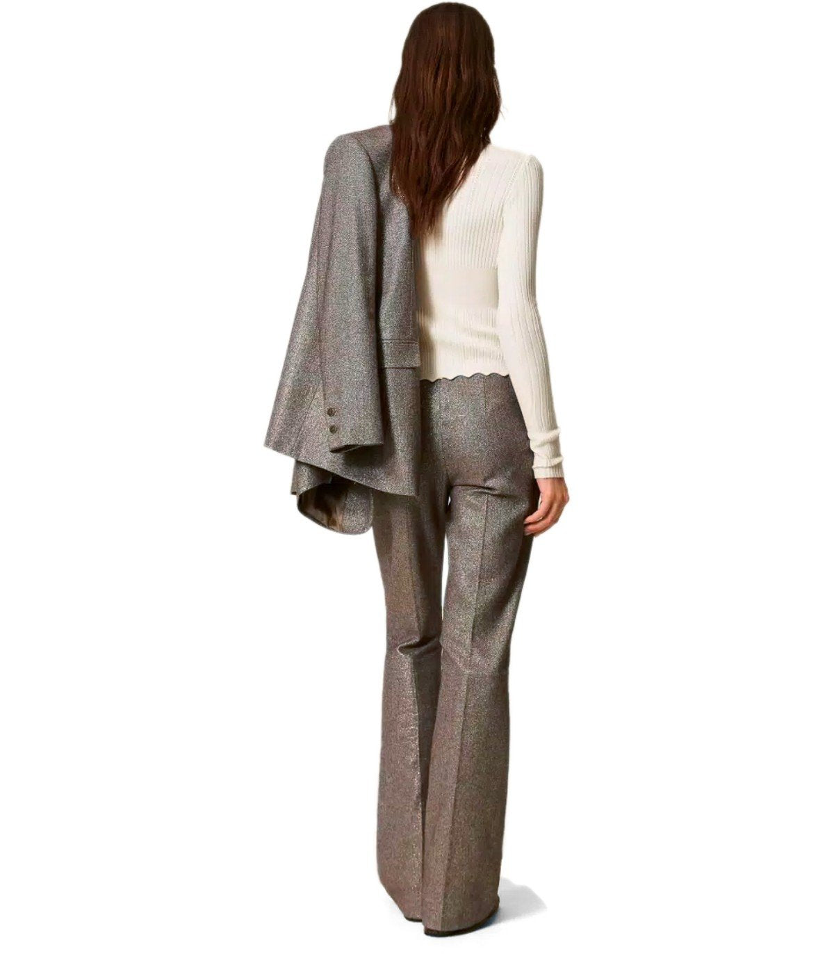 TWINSET BEIGE FLARE PANTS
