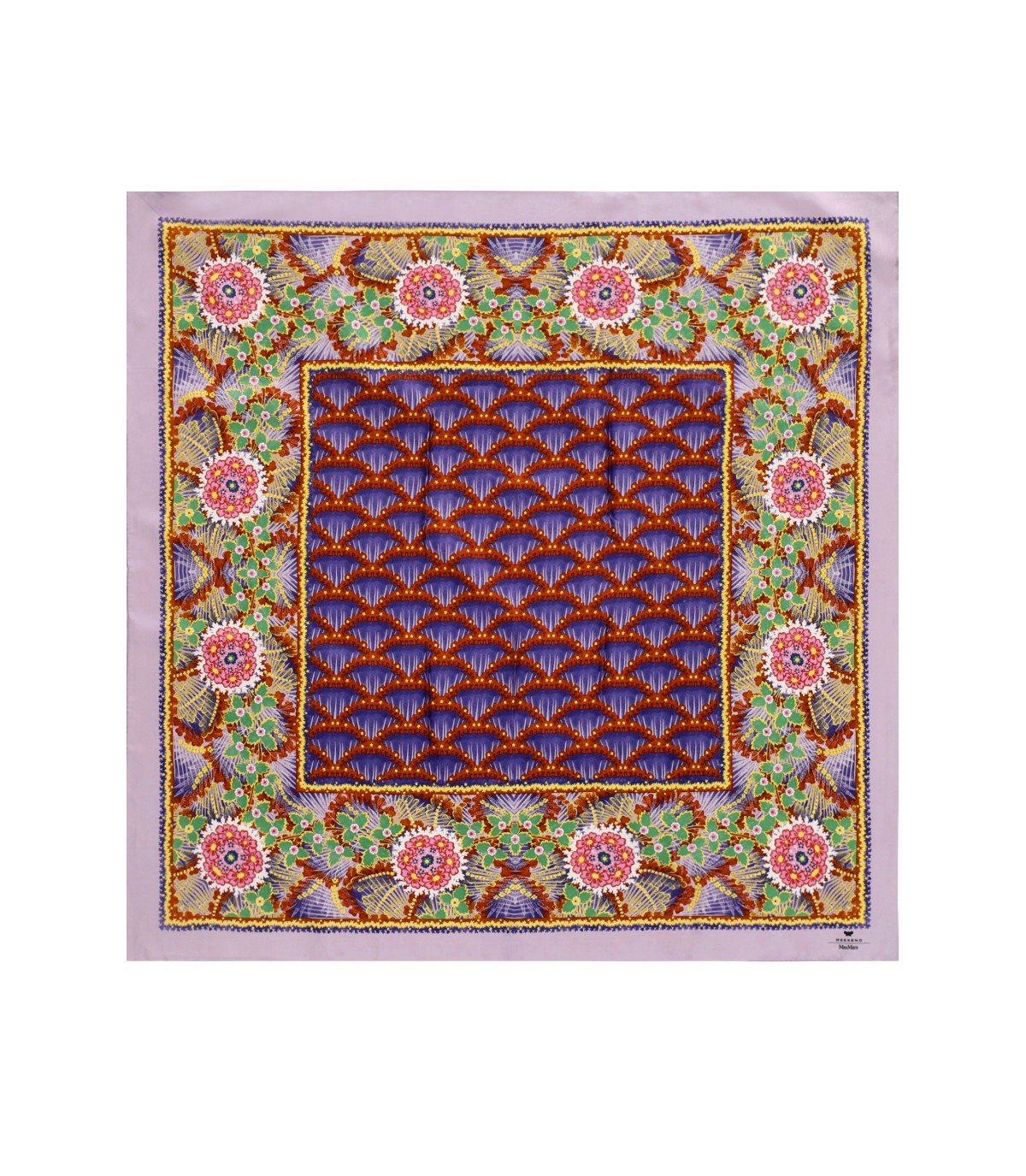 MAX MARA WEEKEND ONESTA LILAC FOULARD SCARF