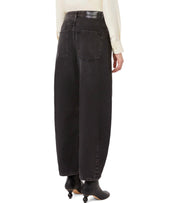 MAX MARA WEEKEND DOUGLAS ZWART BARREL JEANS