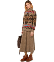 MAGLIONE LUPETTO ERITREA MARRONE MAX MARA WEEKEND