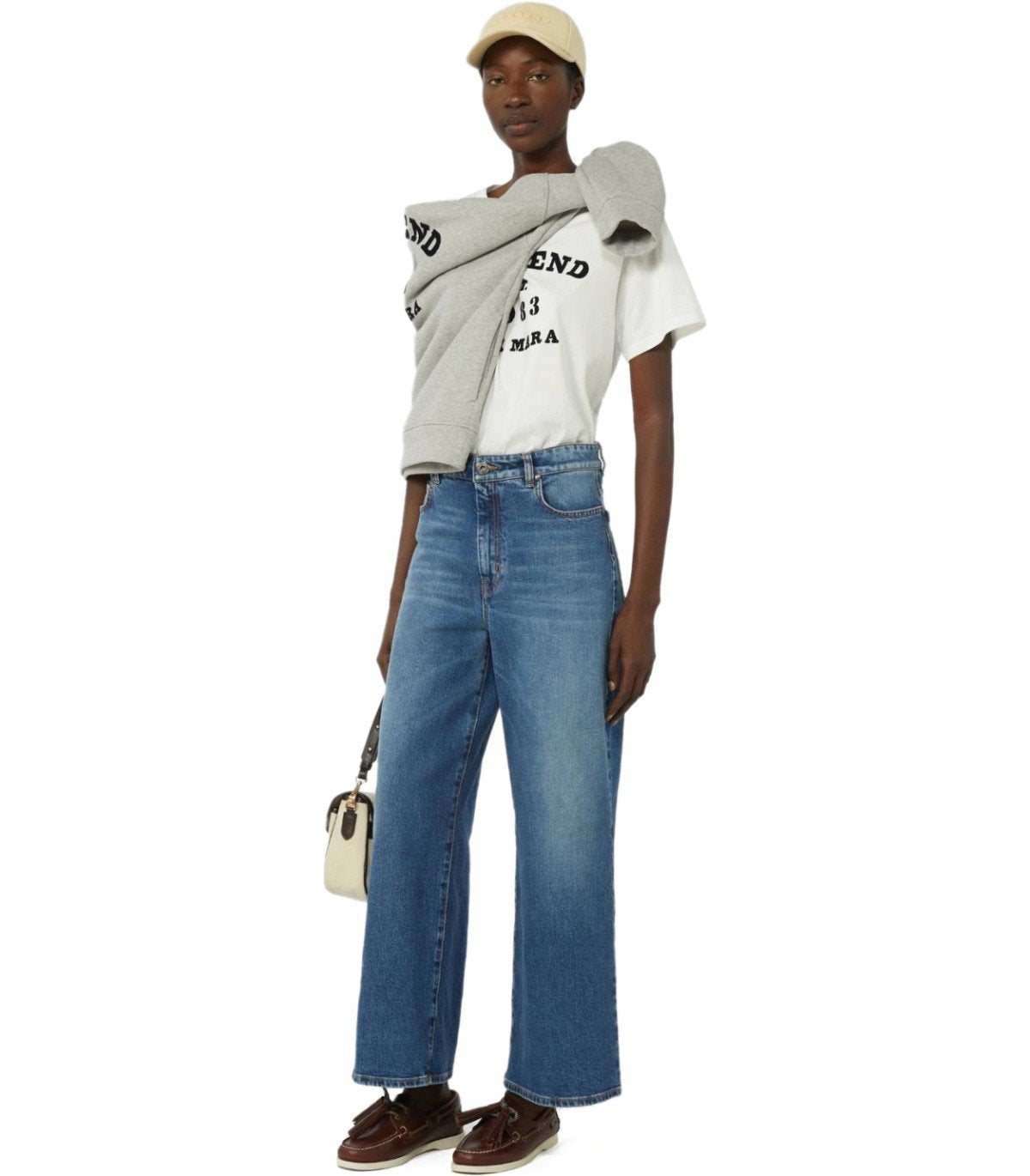 MAX MARA WEEKEND TENUE WHITE T-SHIRT