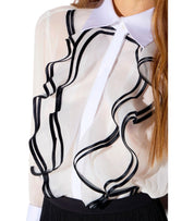 ROBE BLANCHE NOIRE ELISABETTA FRANCHI