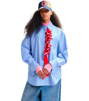 ESSENTIEL ANTWERP JUF LIGHT BLUE SHIRT