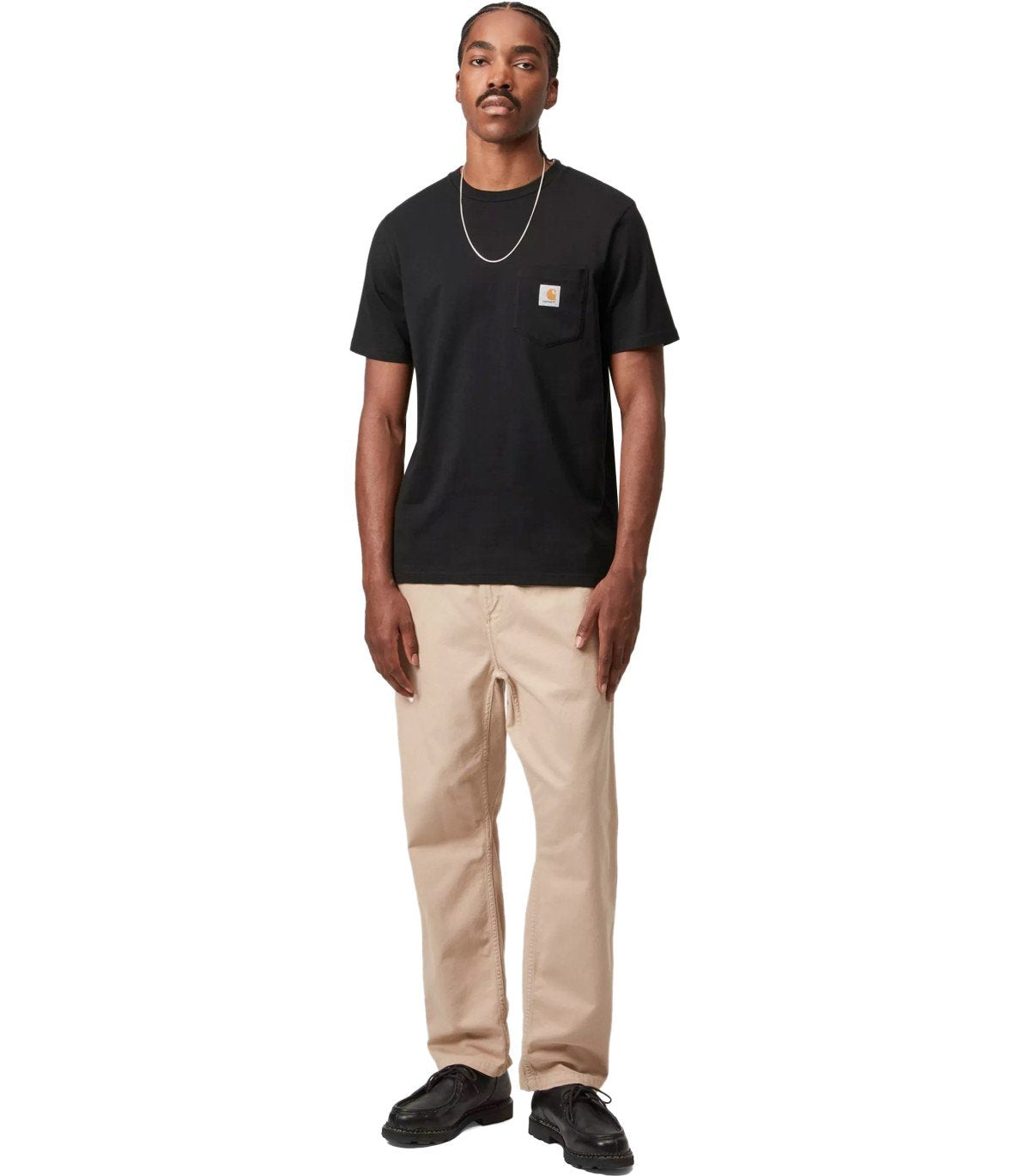 CARHARTT WIP S/S POCKET BLACK T-SHIRT
