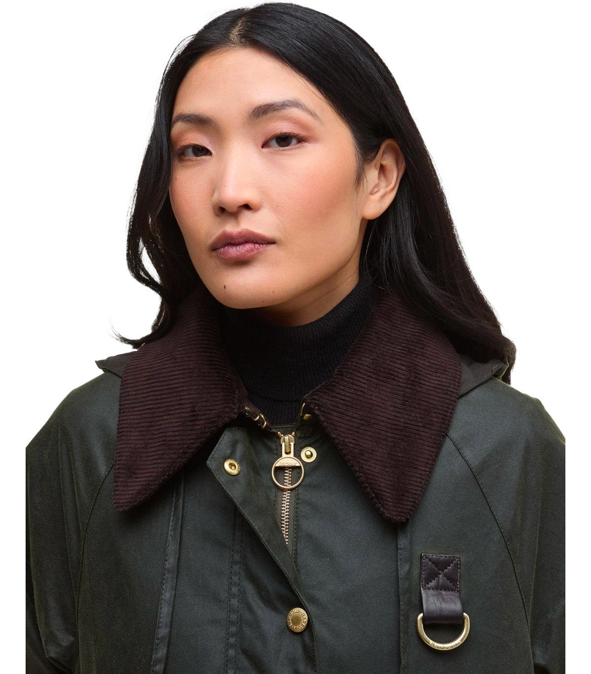 BARBOUR REIGHTON WAX GREEN HOODED JACKET