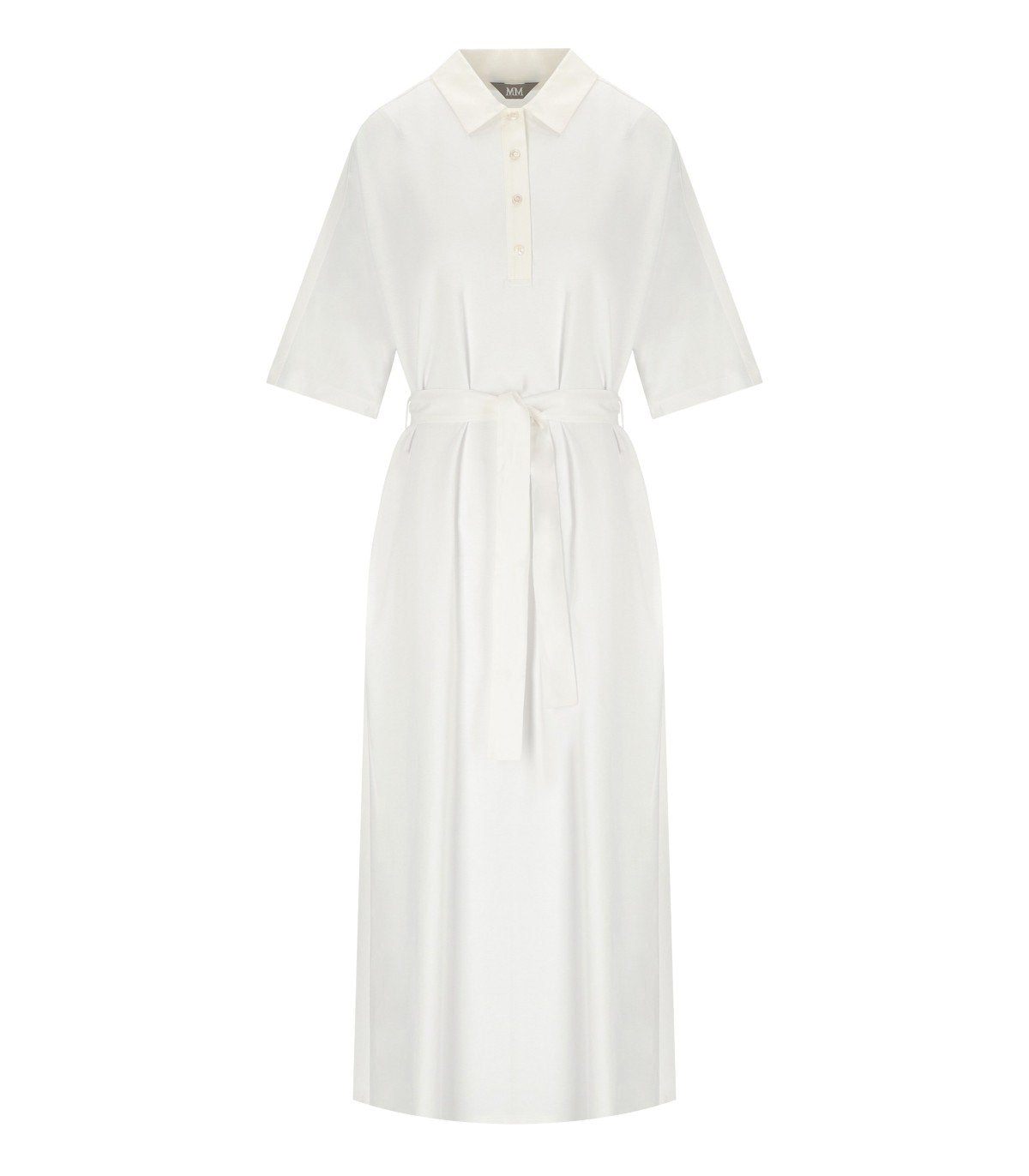 MM MAX MARA ALBERO WHITE LONG DRESS