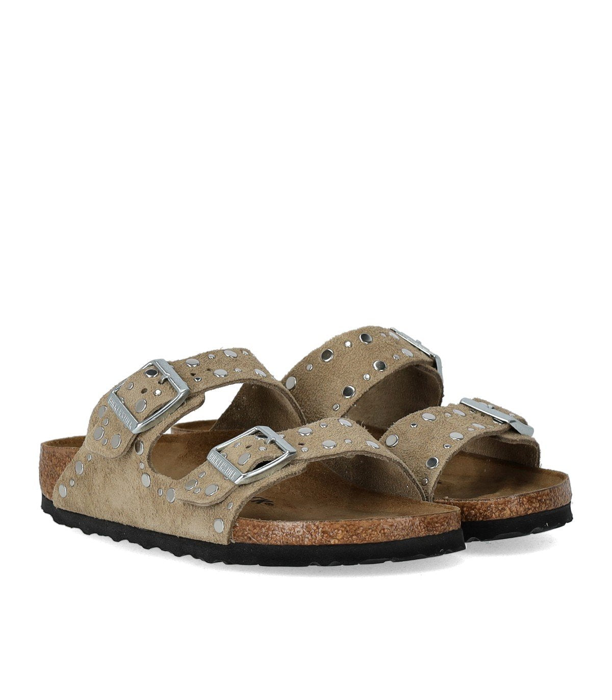 Ciabatta Arizona Rivet Taupe Birkenstock - Vista 2